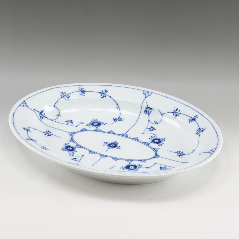 [ROYAL COPENHAGEN] Royal Copenhagen Blue Fruted Plain Ovaldish 36.5cm Porcelain_ Tableware