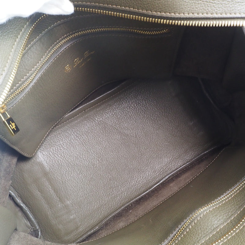 [LORO PIANA] Roropiana Nenuet Green Ladies Handbag A-Rank