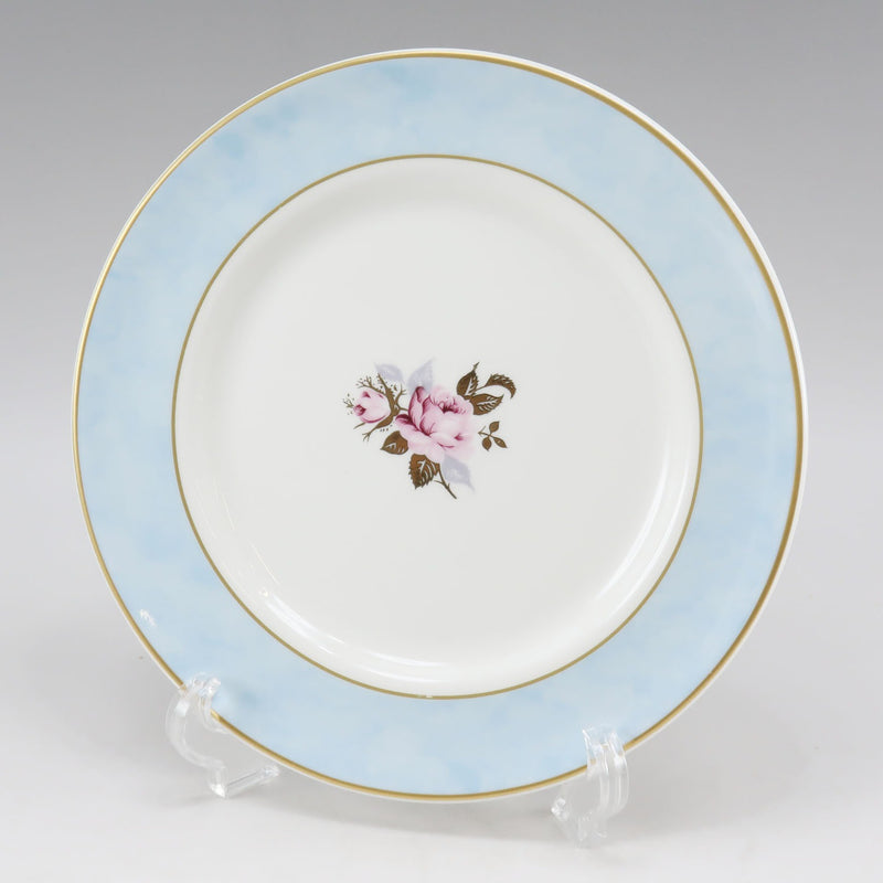 [Aynsley] Einzlay Aisian Rose Tableware Cup＆Saucer＆Plate X 2 Blue＆Pink Asian Rose_a-等级