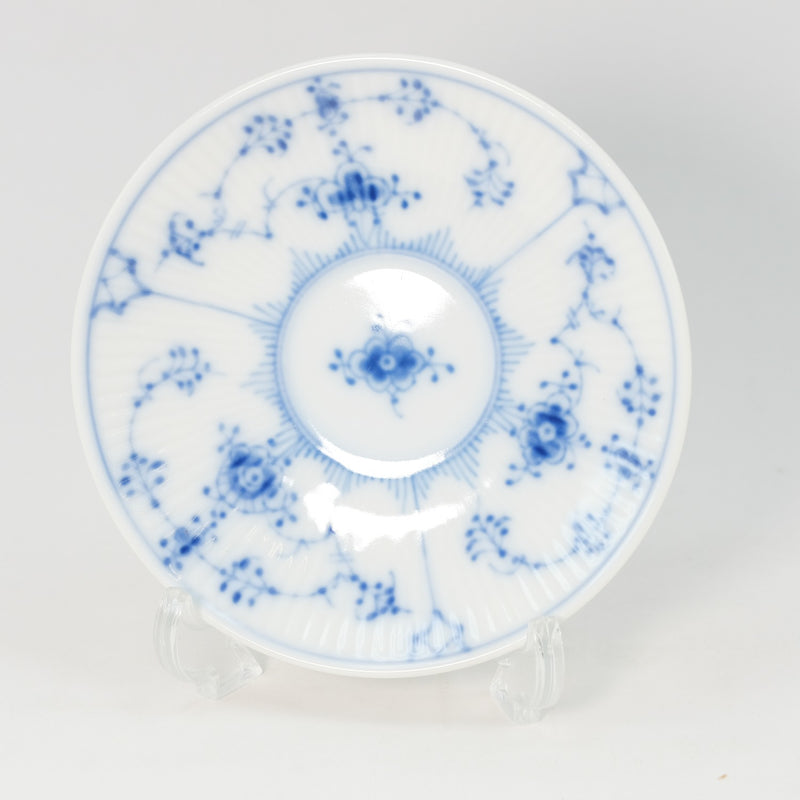 [ROYAL COPENHAGEN] Royal Copenhagen Blue Fluted Demitas Cup & 2 Porcelain _ Tableware S Rank