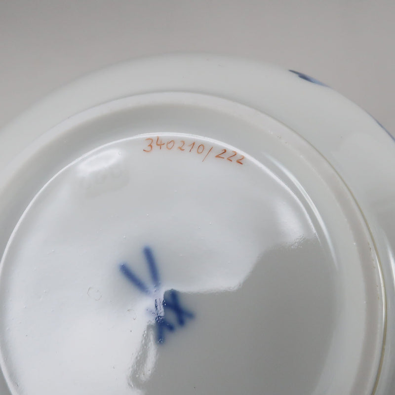 [Meissen] Meissen印度中间蓝色餐具锅和糖碗和奶精340210陶器印度中间Blue_a等级
