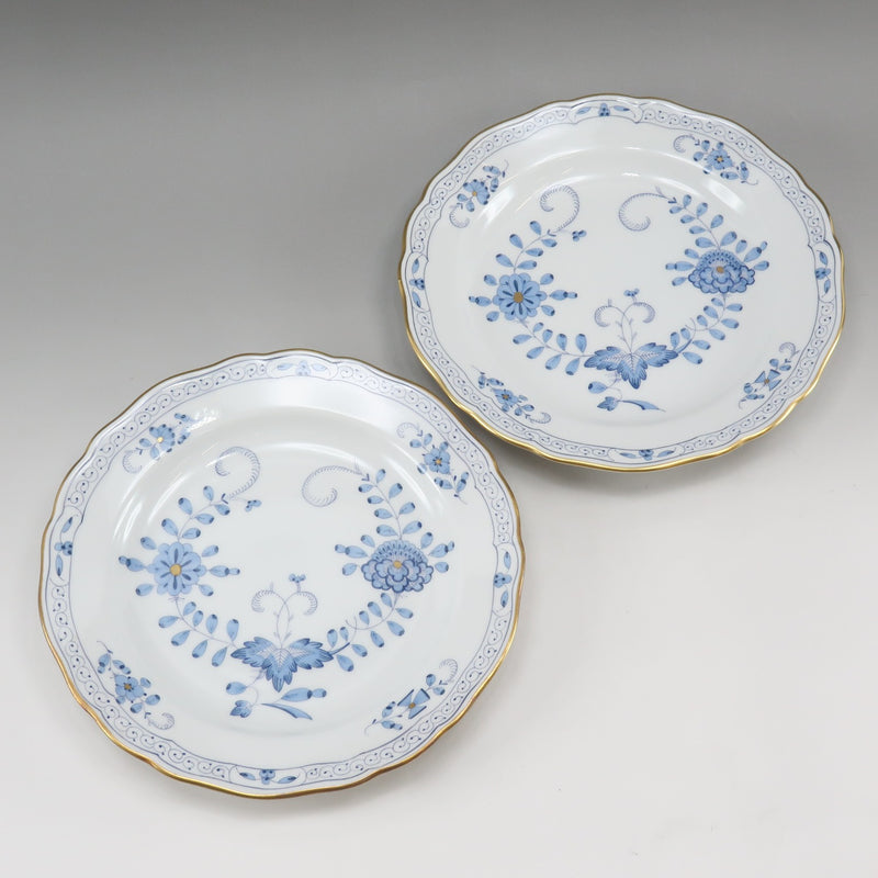 [Meissen] Meissen Indian Middle Blue Plate × 5 piezas 18cm 340210/00501 _ Vigera un rango