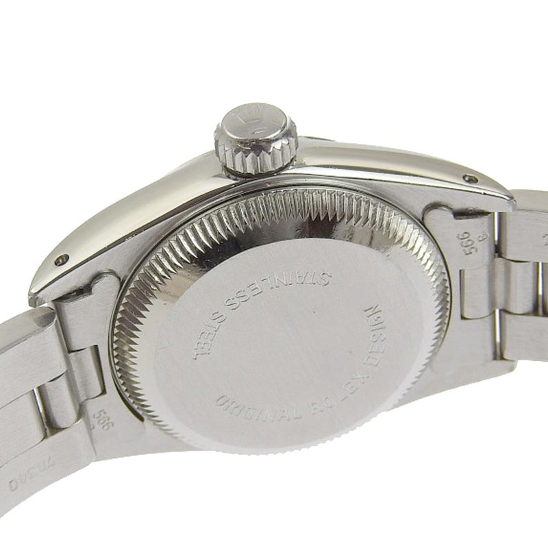 [劳力士]劳力士牡蛎部分抚摸手表67180不锈钢自动银盘牡蛎永久女士