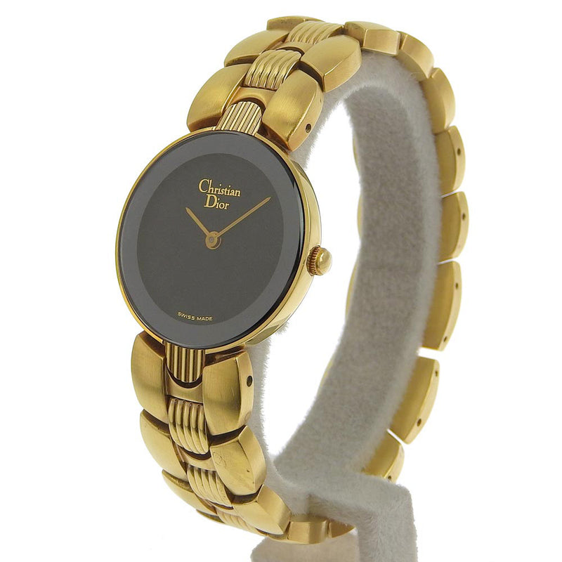 Dior】クリスチャンディオール バギラ 腕時計 3041 金メッキ クオーツ 