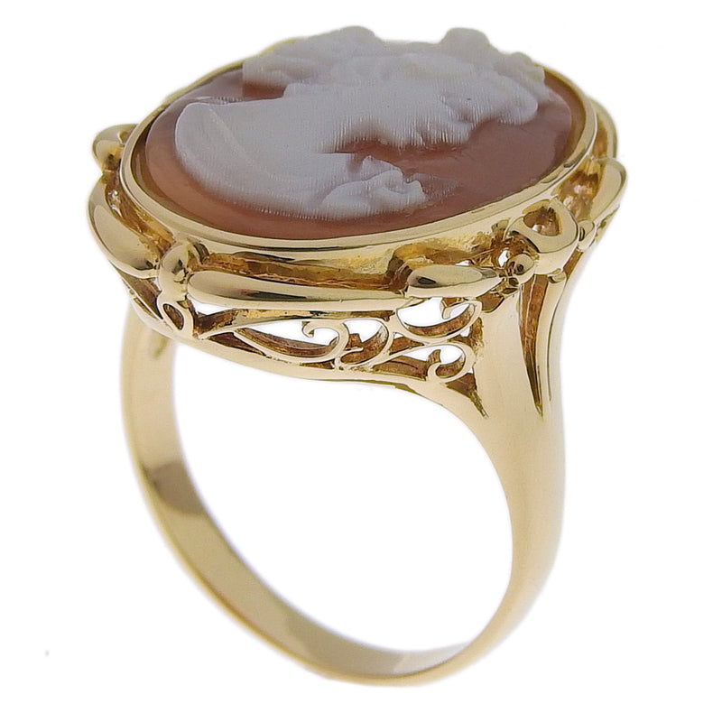 Cameo K18 Oro amarillo No. 11 Ladies Ring / Ring SA Rank