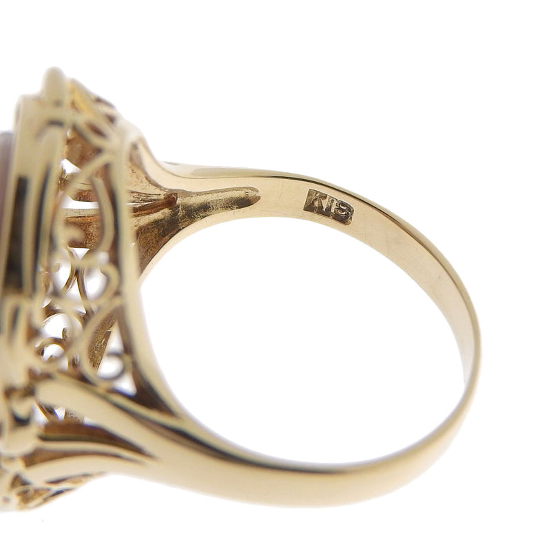 Cameo K18 Oro amarillo No. 11 Ladies Ring / Ring SA Rank