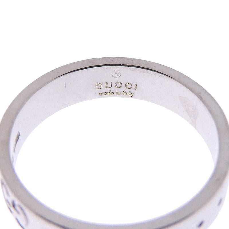 GUCCI】グッチ アイコン GG 7.5号 リング・指輪 073230 09850 9000 K18