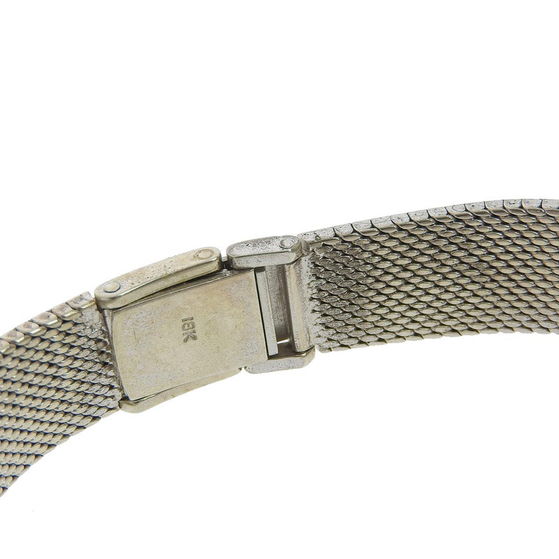 [Rolex] rolex 
 Reloj de precisión 
 Diamond Besel Cal.1400 2652 K18 Gold de oro blanco Silver -Roled Silver Dial Precision Damas