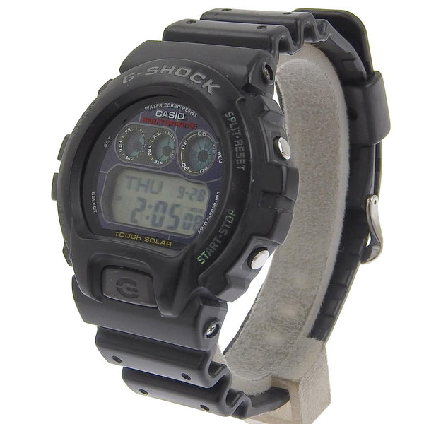 [CASIO] Casio G shock watch multi-band 6 GW-6900 Synthetic resin black solar radio clock Anadisy display black dial G shock men's