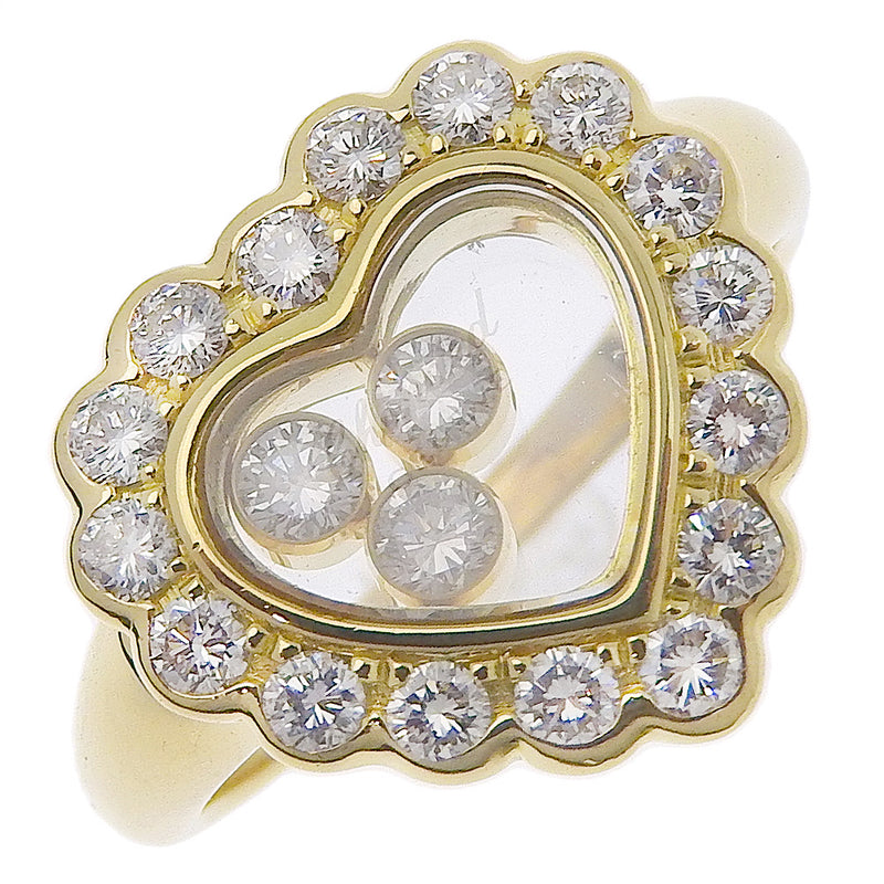 [CHOPARD] Chopard Happy Diamond Heart No. 4.5 Ring / Ring K18 Yellow Gold x Diamond Happy Diamond Heart Ladies A-Rank