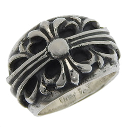 Chrome Hearts] Chrome Hearts Floral Cross Silver 925 11 Men's Ring 