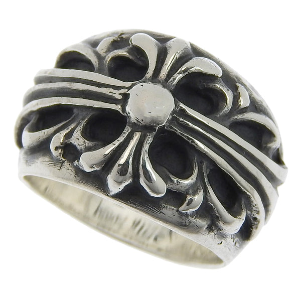 [Chrome Hearts] Chrome Hearts Floral Cross Silver 925 11 Men 's Ring / Ring A+Rank