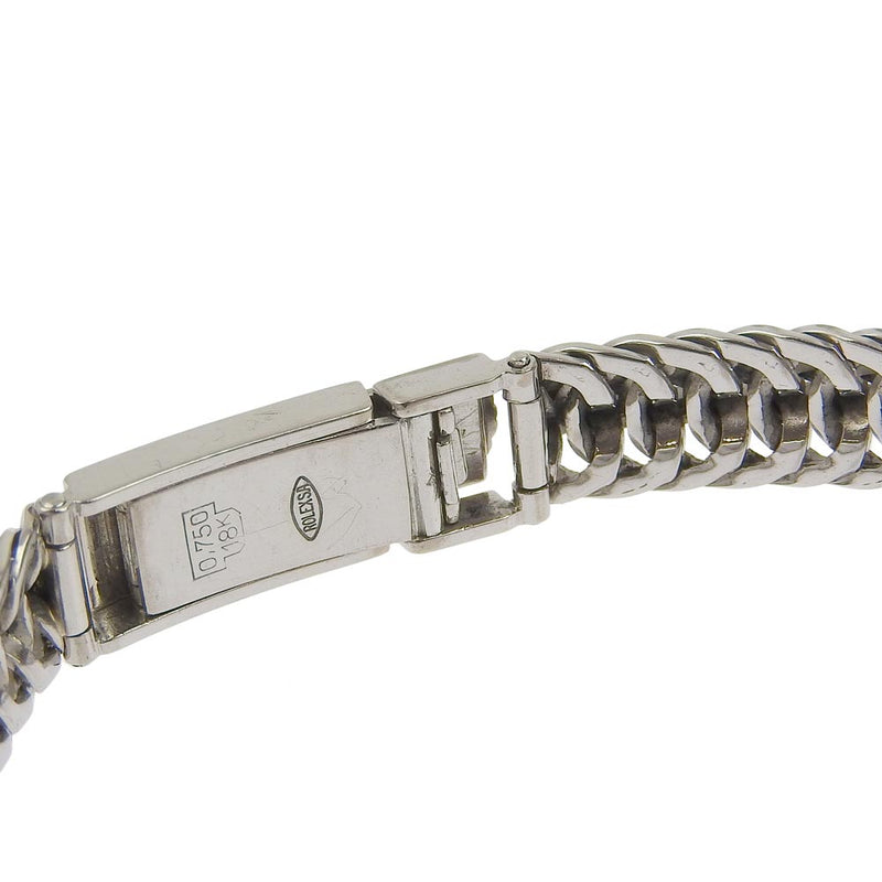 [ROLEX] Rolex Precision Cal.1800 K18 White Gold Human Roll Women's Silver Dial Watch