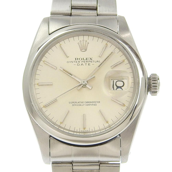 [ROLEX] Rolex 
 Oyster Purpetual Watch 
 Date 3 1500 Stainless steel silver Automatic Silver Dial Oyster Perpetual Men