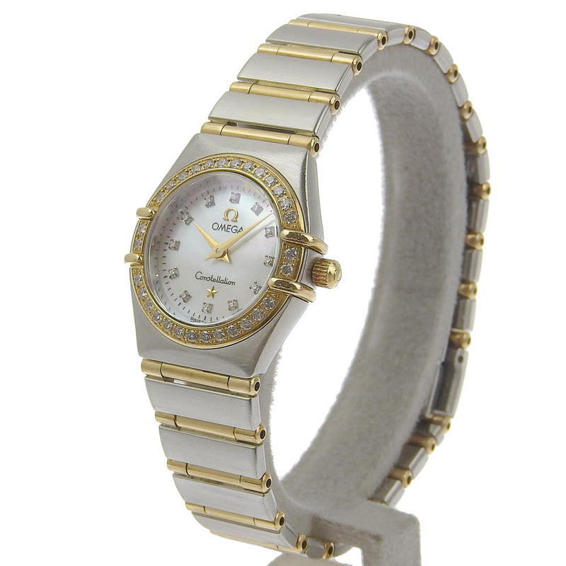 OMEGA】オメガ コンステレーション 腕時計 12Pダイヤ ベゼルダイヤ 