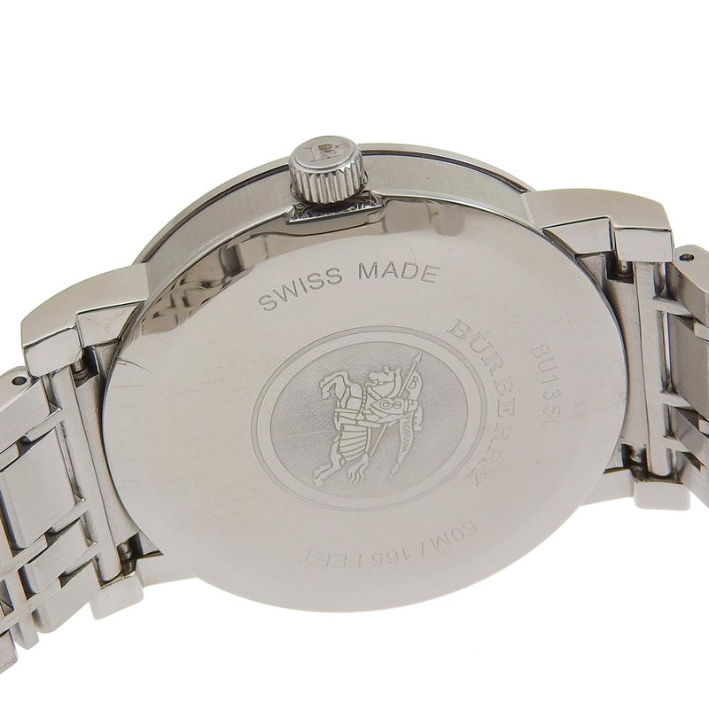 【BURBERRY】バーバリー
 腕時計
 B1350 ステンレススチール クオーツ アナログ表示 シルバー文字盤 メンズ