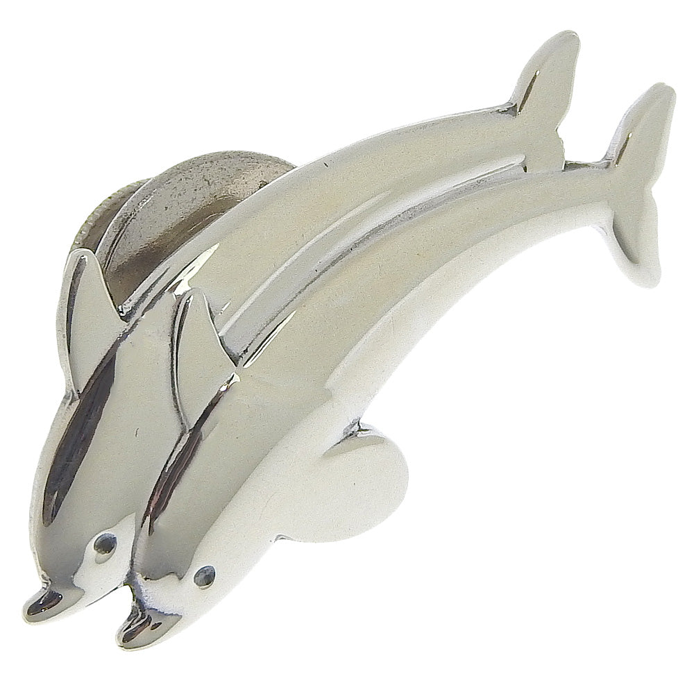 Georg jensen store dolphin brooch