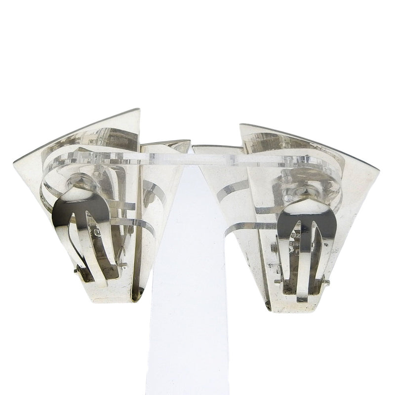 [Georg Jensen] Georgen Gensen Silver 925 201 Shrine Ladies Earrings A-Rank