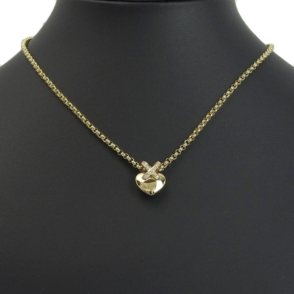 [CHAUMET] Shome Lian de Shome Heart K18 Yellow Gold x Diamond Ladies Necklace SA Rank