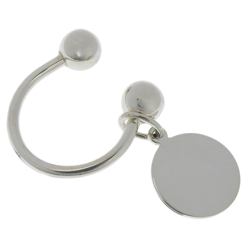 [TIFFANY & CO.] Tiffany Circle Tag Keyling Silver 925 Unisex Keychain A-Rank