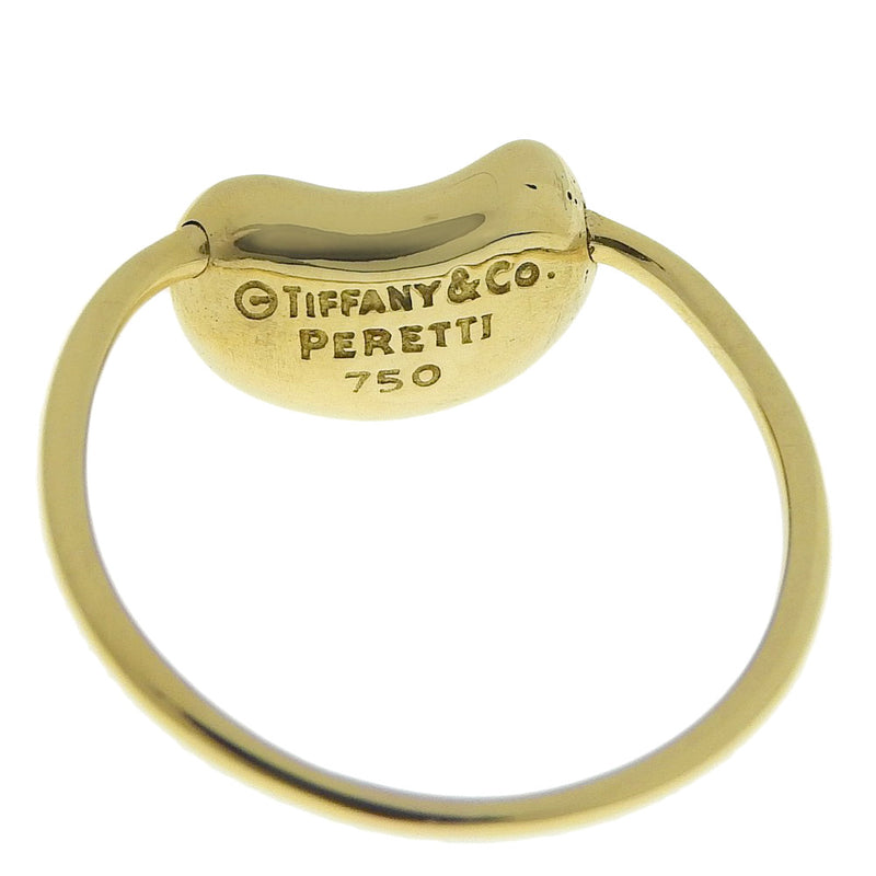 TIFFANY&Co. エルサ・ペレッティ ビーンリング  イエローゴールド K18 750刻印 レディース ブランド アクセサリー ジュエリー 指輪 シンプル松前R56号店