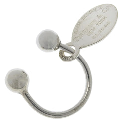 [TIFFANY & CO.] Tiffany Rett Titi Fanny Ovaltag Keyling Silver 925 Unisex Keychain A-Rank
