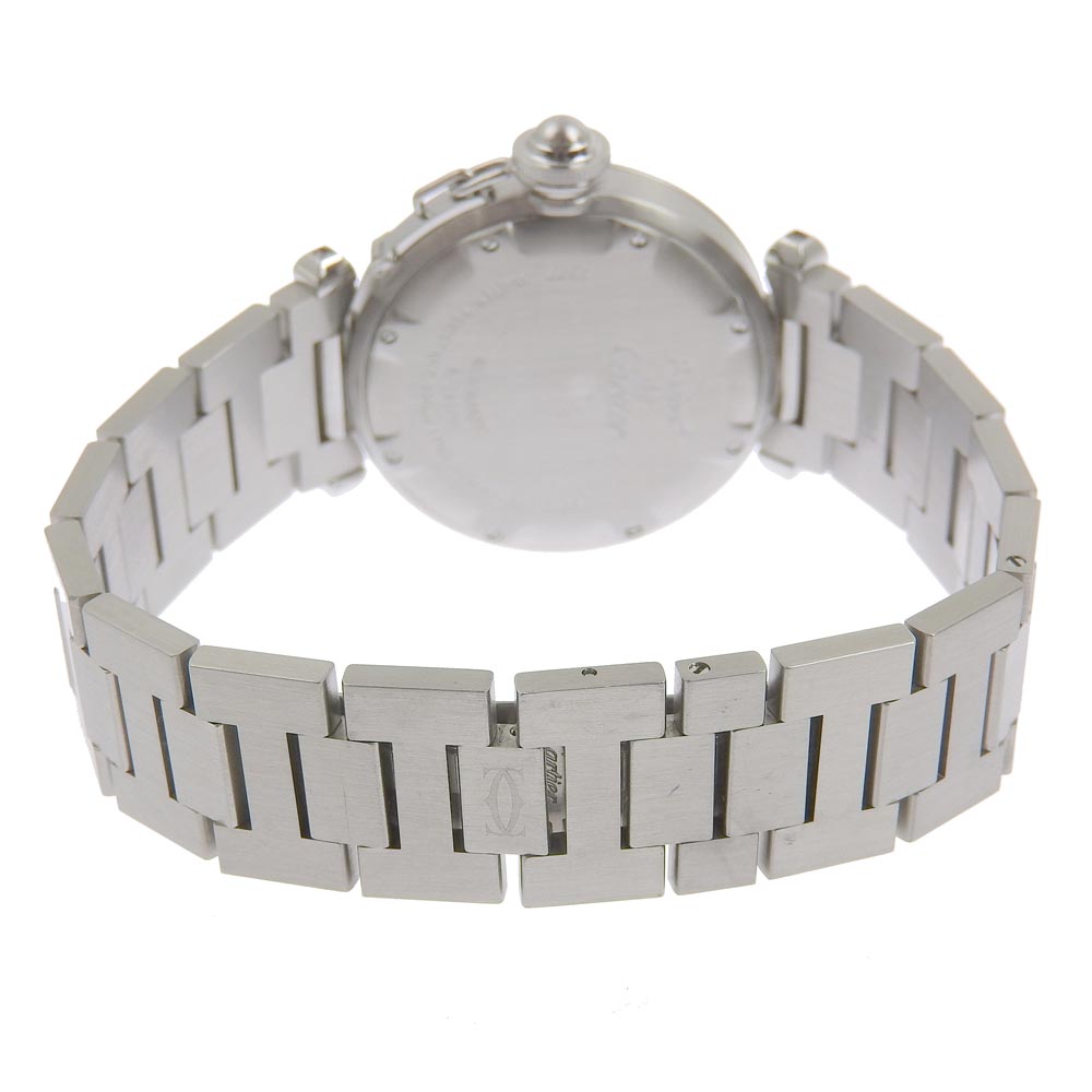 カルティエ　パシャ　メリディアン　シルバー　ステンレス　Cartier 腕時計 カルティエ パシャ メリディアン シルバー ステンレス Cartier 腕時計
