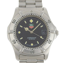 【TAG HEUER】タグホイヤー
 プロフェッショナル 2000シリーズ 962.006R ステンレススチール シルバー クオーツ アナログ表示 メンズ 黒文字盤 腕時計