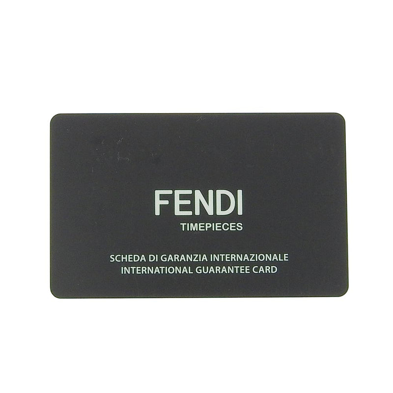 [FENDI] Fendi Sereria Watch 1925 004-80200M-733 Stainless steel x leather gray quartz analog display gray dial Celeria Boys A-Rank