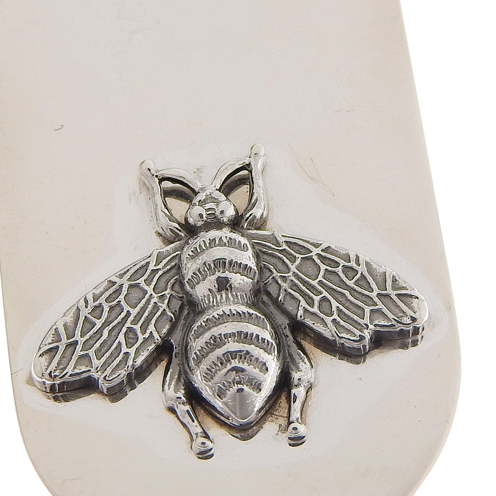 Near outlets Mint* GUCCI Silver Bee Motif Money Clip