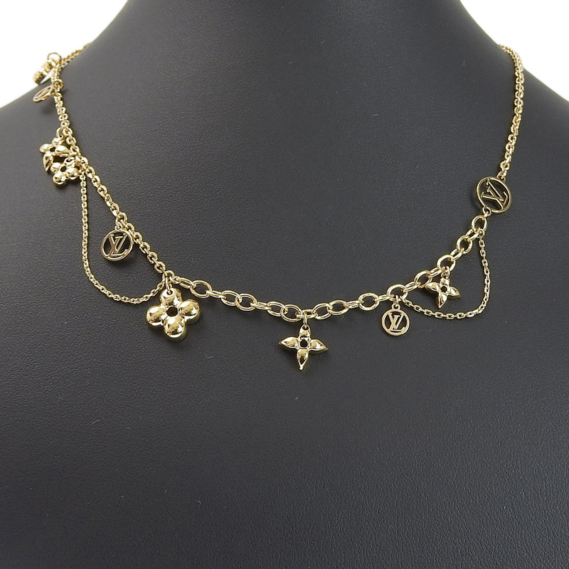 Accessories Louis Vuitton Lv Corie Blooming Necklace Gold Ladies