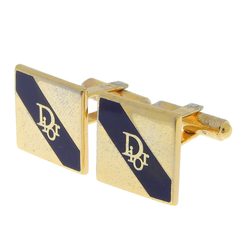 ディオール Dior カフス ボタン ロゴ ゴールド 0901 ■GY05