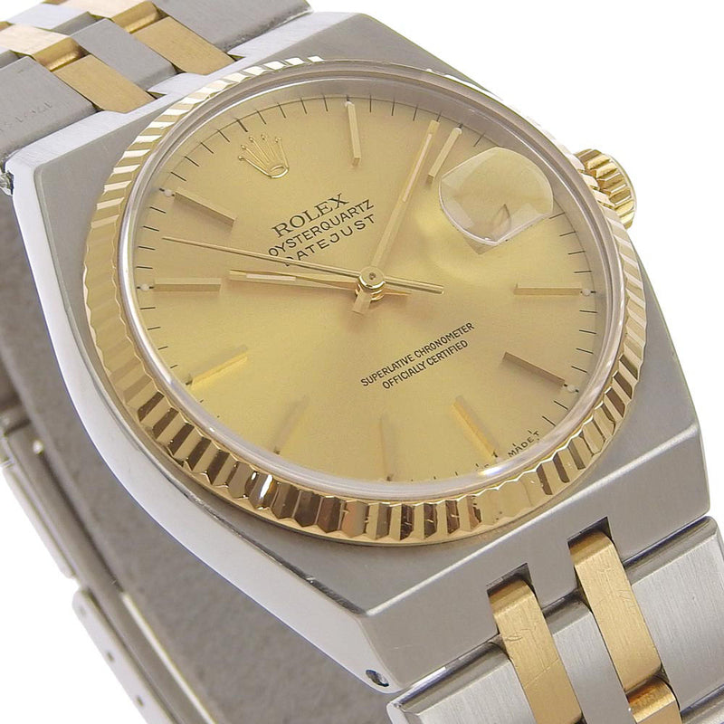 ROLEX】ロレックス 腕時計 オイスター デイトジャスト 17013 ゴールド ...