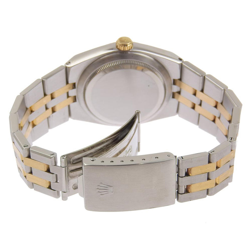 [ROLEX] Rolex Oyster Datejust 17013 Gold & Steel Silver Gold Gold Quartz Analog L display Men's Gold Dial Watch