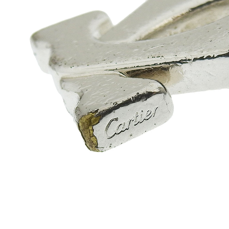 [Cartier] Cartier 
 2C motif key chain 
 Metal Silver 2C MOTIF Unisex