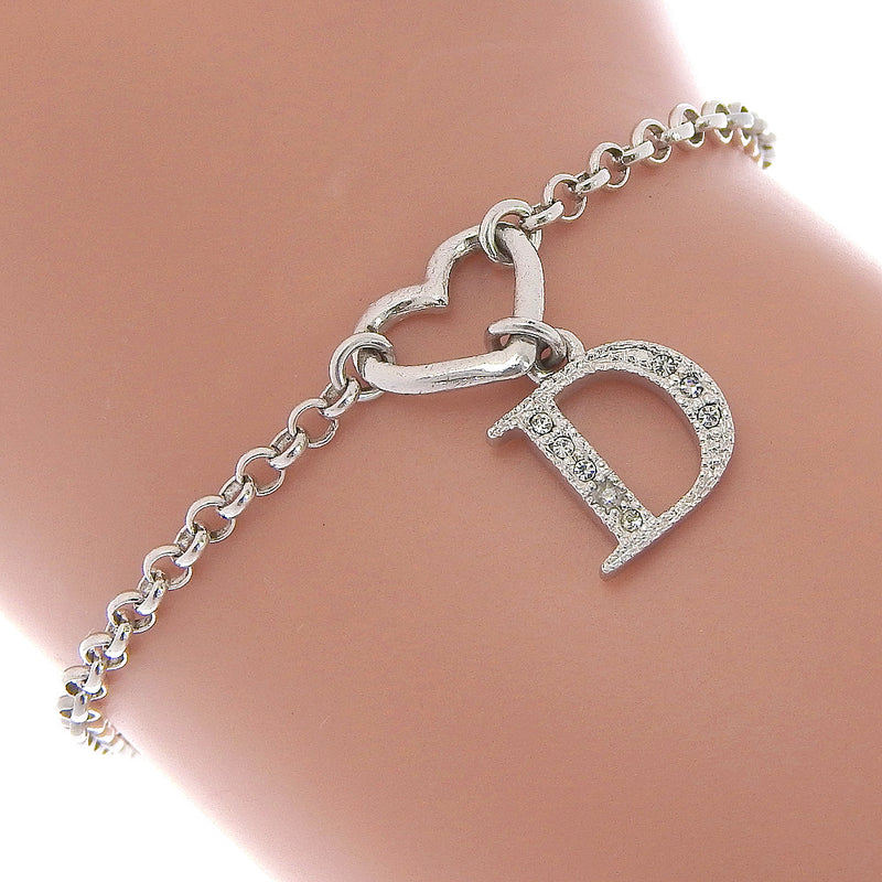 Dior] Christian Dior D Heart Metal Silver Ladies Bracelet – KYOTO