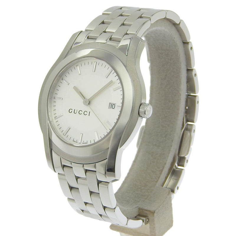 GUCCI] Gucci G -class watch 5500xL Stainless steel silver