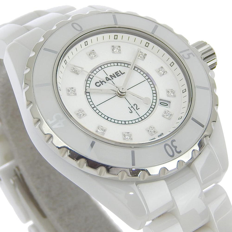 シャネル CHANEL J12 H1628 ホワイト セラミック クオーツ レディース 腕時計