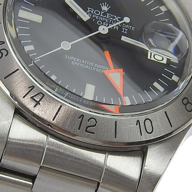 [ROLEX] Rolex Explorer 2 1655/0 Stainless Steel Silver Automatic Wind Men's Black Dial Watch