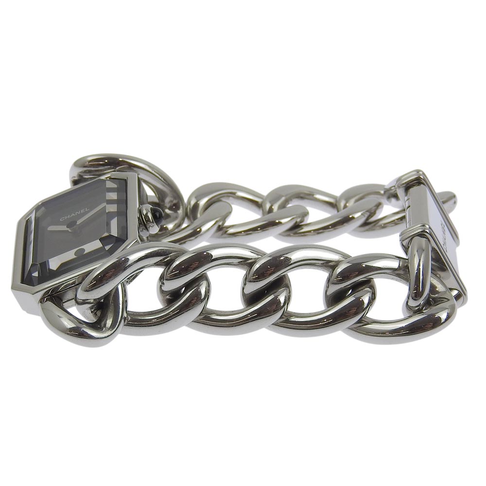 CHANEL H0452 プルミエール 腕時計 クォーツ シルバー チェーン