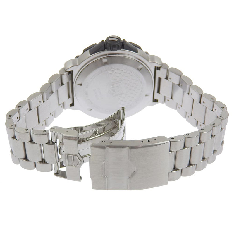 【TAG HEUER】タグホイヤー
 フォーミュラ1 グランドデイト WAH1011.BA0854 ステンレススチール シルバー クオーツ アナログ表示 メンズ 白文字盤 腕時計
A-ランク