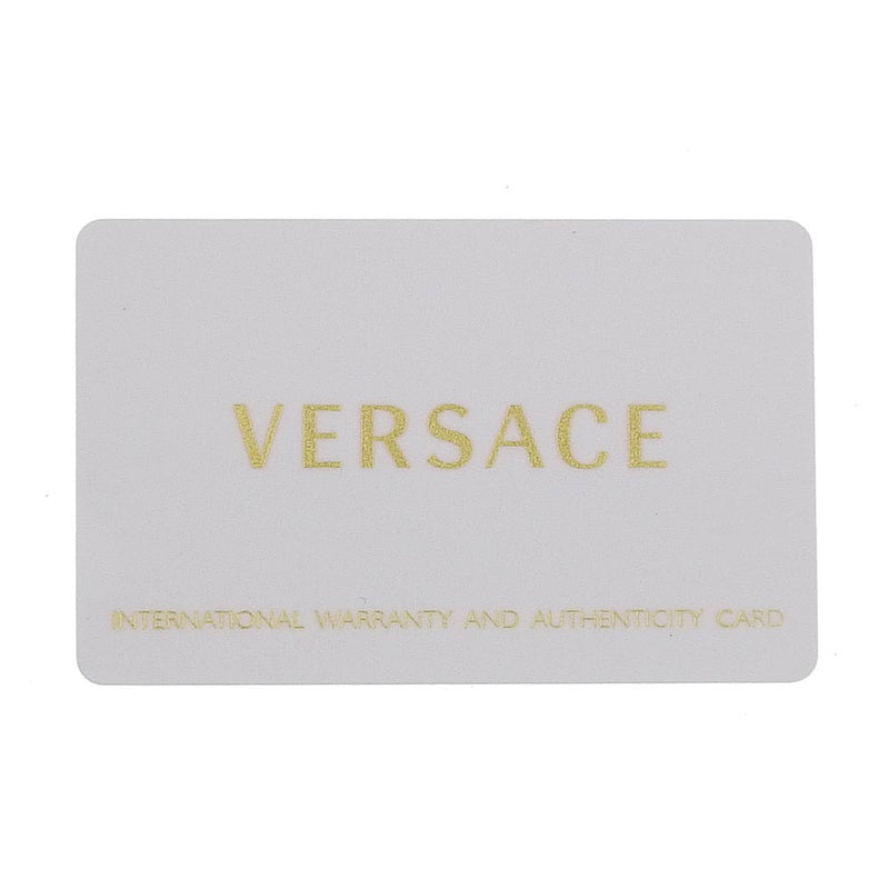 [Versace] Versace 
 이온 45mm 시계 
 VE1D00819 스테인레스 스틸 X 가죽 실버 쿼츠 크로노 그래프 블랙 다이얼 애온 1.8 "남자 A 랭크