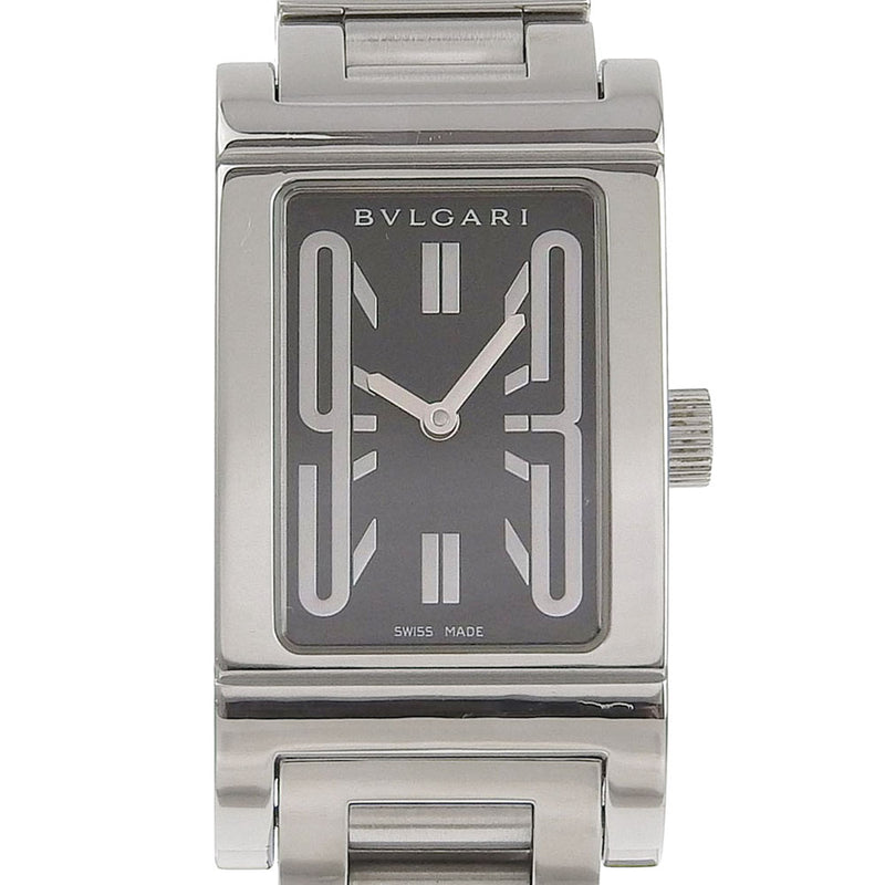 BVLGARI] Bulgari Retangoro Watch RT39S Stainless Steel Silver