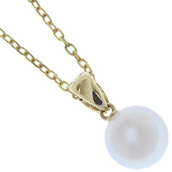 [Mikimoto] Mikimoto Pearl 7.2mm K18 Oro amarillo X Pearl Ladies Collar A+Rango