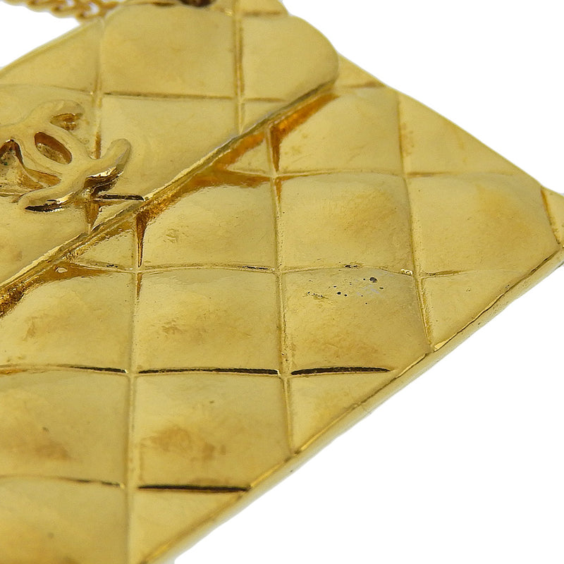 [香奈儿]香奈儿 
 包图案胸针 
 可可Mark Matrasse黄金镀金大约19.0克袋主题女士