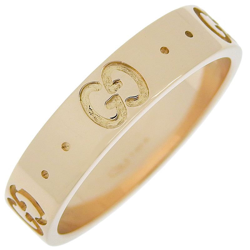 GUCCI] Gucci Icon Ring No. 8.5 Ring / Ring K18 Yellow Gold ICON