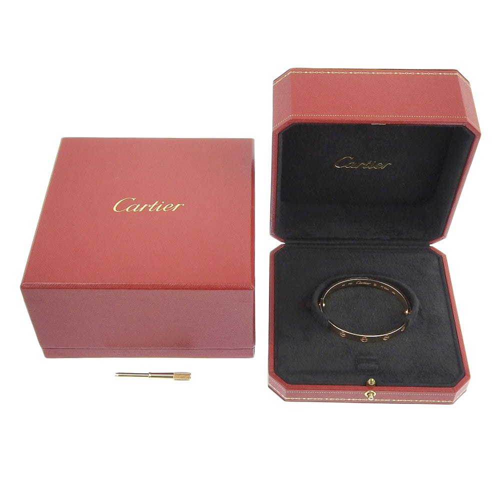 CARTIER】カルティエ ラブブレス ブレスレット K18イエローゴールド