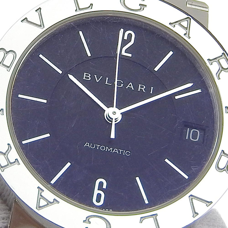 【BVLGARI】ブルガリ
 ブルガリブルガリ 腕時計
 BB33SS AUTO ステンレススチール シルバー 自動巻き 黒文字盤 Bulgari Bulgari メンズA-ランク