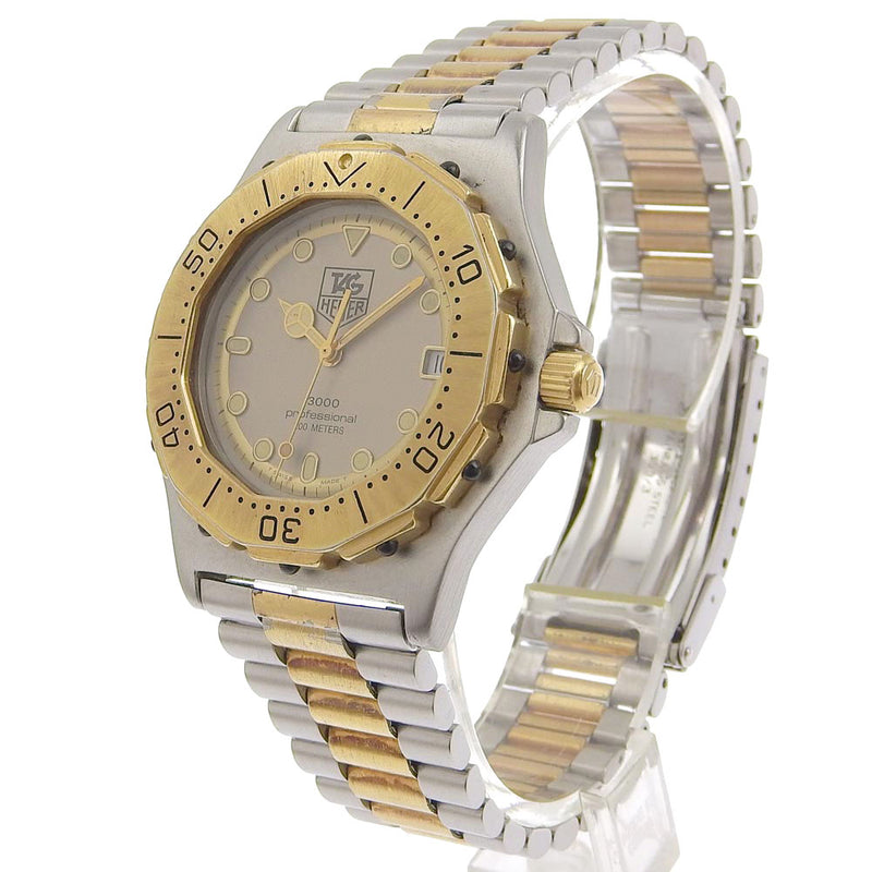 タグホイヤー　プロフェッショナル3000　ケース3.5cm　ユニセックス腕時計ビンテージ