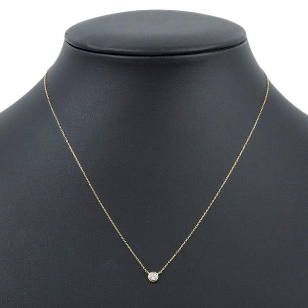 [4 ℃] Canal Yondoshi 4 ℃ K18 Oro amarillo x Collar de mujer con diamantes Rango A+